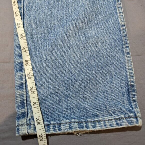 Vtg Wrangler Light Wash Jeans Made in Mexico Size 38x34 - Picture 8 of 16
